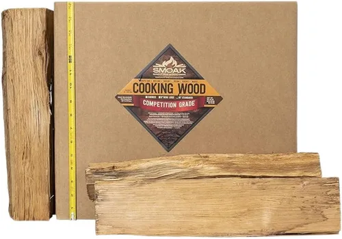 Vista 4 de Smoak Firewood Troncos de Madera Premium para Cocinar y Leña de 16 Pulgadas de Longitud – Utilizados para Parrillas, Ahumadores, Hornos de Pizza