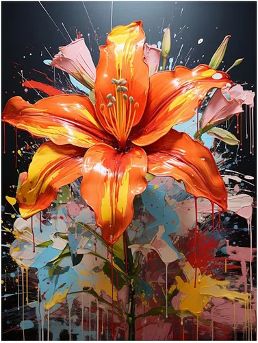 Vista 13 de CAPITUNEISKINEPA Dahlia Flower Posters - Posters For Room Mini Posters 9" x 11