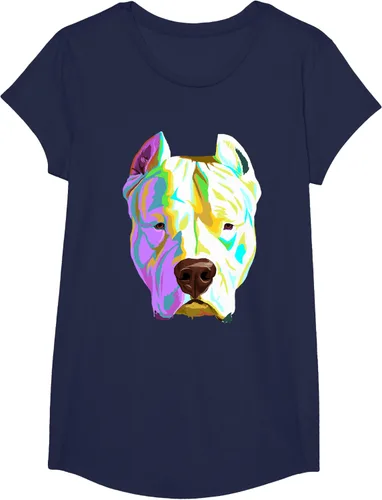 Vista 71 de Colorida camiseta Dogo Argentino, Negro, S