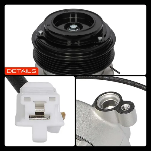 Vista 9 de A-Premium Compresor de aire acondicionado CA con embrague compatible con Mazda 2 1.5L 2011-2012, se adapta al modelo construido solo para 07/15/2012