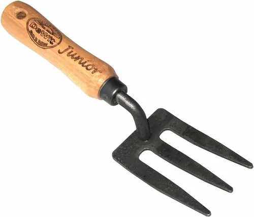 Vista 11 de DeWit Rastrillo de jardín junior - Rastrillo ligero de mango largo para niños y personas mayores - Acero de boro duradero y madera de fresno