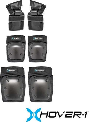 Vista 2 de Hover-1 Protective Elbow Pads, Knee Pads, Wrist Guards, Padded Shorts, Tank Top, T-Shirt - Hard PP Shells for Impact Resistance & EVA Foam