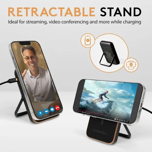Vista 4 de DURACELL Banco de energía móvil Compatible con iPhone, iPad, Samsung, Android y más Cumple con la TSA Recarga dispositivos hasta 3 veces