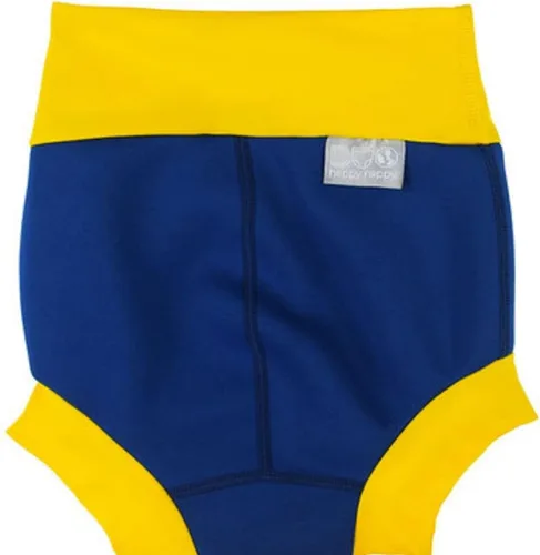 Vista 2 de Splash About Baby Happy Nappy Duo Swim, azul marinoamarillo, 6-12 meses