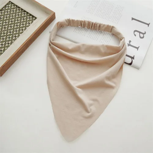 Vista 8 de Pañuelo largo para mujer, diadema grande tipo bandana para mujer, bufanda bohemia con pelo