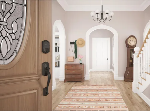 Vista 6 de Schlage Encode Plus Smart WiFi - Cerradura de cerrojo para desbloquear, bronce envejecido