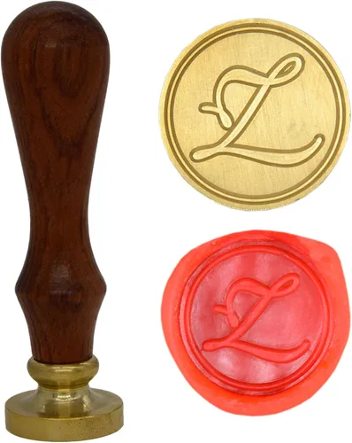 Vista 26 de Wax Seal Stamp Letter A-Z, Alphabet Initial Sealing Stamp for Christmas & Thanksgiving Cards, Wedding Invitation W-S-2 (Letter A)
