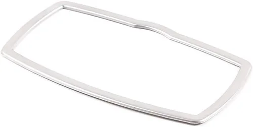 Vista 6 de YIWANG Cubierta de acero inoxidable para el interior del interruptor de los faros delanteros del automóvil para BMW X5 E70 X6 E71 2008-2013