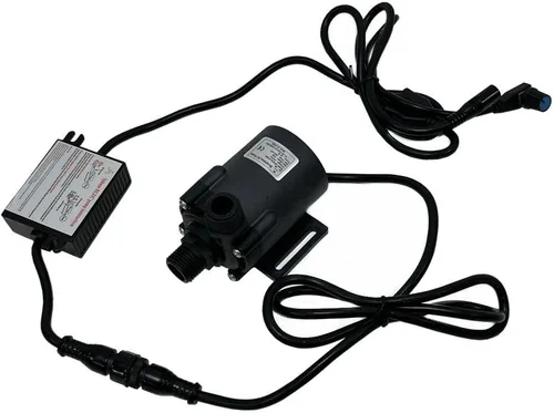 Vista 5 de SHYSKY DC55E-24160A 24VDC Pequeña Bomba de agua sin escobillas de eficiencia energética 80W 52.5 ft 52ft Lift 634GPH Bajo ruido, Velocidad/flujo