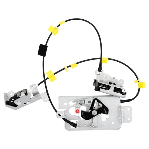 Vista 9 de Conjunto de cable actuador de pestillo de cierre de puerta trasera superior e inferior del lado del conductor para Ford F150 2004-2008, cabina