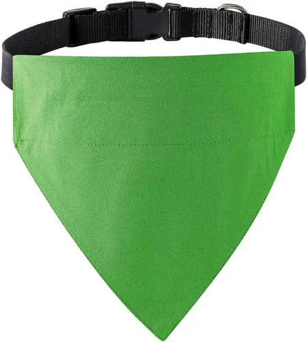 Vista 13 de Sublimación en blanco DIY perro bandana collar con hebilla ajustable, fuerte anillo en D para fácil correa de perro bandana, collar ajustable