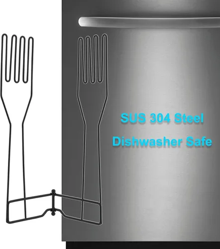 Vista 7 de Guantes de cocina Estante de secado, SUS 304 acero inoxidable plato guantes titular
