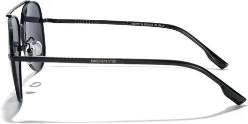 Vista 3 de MERRY'S Gafas de sol clásicas de aviador espejadas para hombres y mujeres, polarizadas, para conducir, pescar, hombres