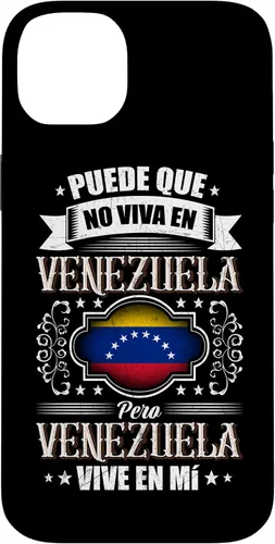 Vista 15 de Funda para iPhone 16 Puede Que Yo No Viva En Venezuela, Pero Venezuela Vive En Mí