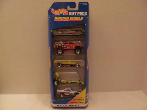 Vista 9 de Vintage – Hot Wheels – Racing World – Paquete de regalo de 5 coches (cada uno es de metal fundido a escala 1:64) – 1997 – por MATTEL