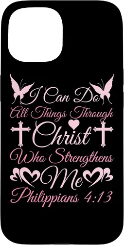 Vista 6 de Christian I Can Do All Things Through Christ Religious Case for iPhone 17