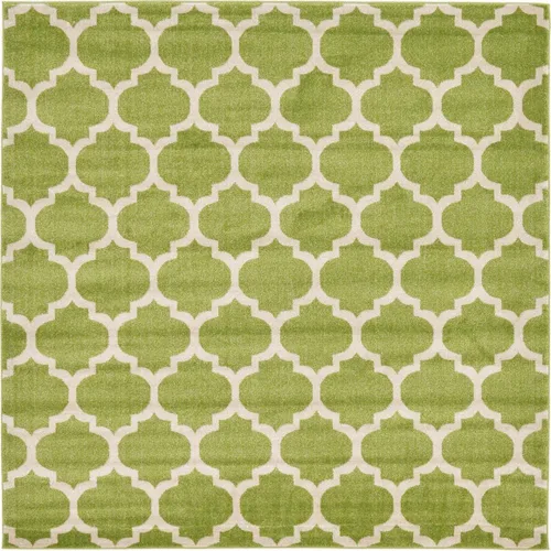 Vista 132 de Unique Loom Trellis Collection - Alfombra de área de Filadelfia, rectangular de 2 pies 2 pulgadas x 3 pies, color morado y marfil