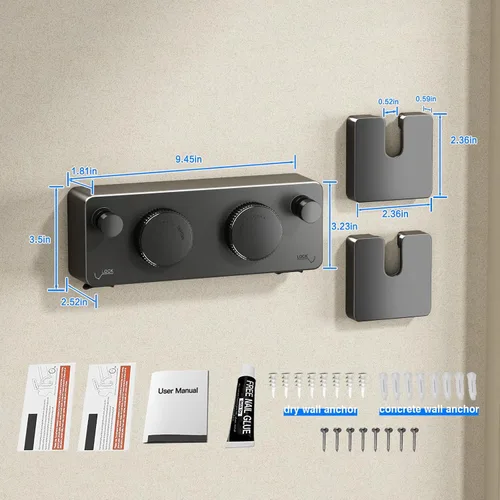 Vista 6 de MUSTORN Tendedero Retráctil Doble para Interiores, Línea de Ropa Retráctil para Exteriores que No se Comba de Servicio Pesado, Línea de Secado