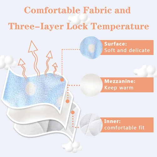 Vista 3 de Xifamniy Mameluco para bebé recién nacido con capucha gruesa para invierno para exteriores traje de nieve para niñas y niños
