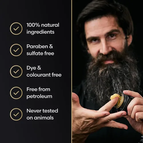 Vista 4 de The Beard Struggle Warrior's - Bálsamo para barba – Colección Platino, Aesir's Triumph – Fórmula no grasosa de bajo agarre, lujosas fragancias