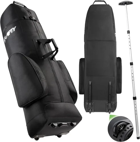 Vista 9 de APTY Padded Golf Club Travel Bag with Wheels, Golf Travel Case for Airlines