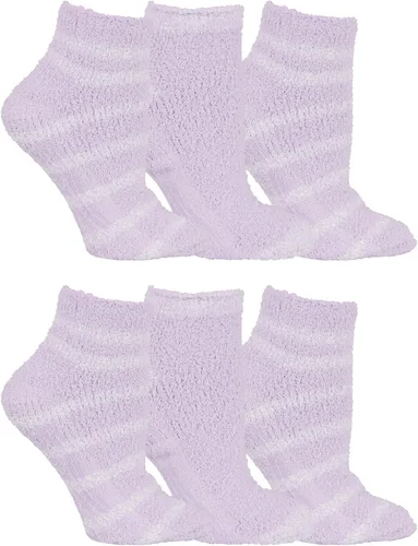 Vista 7 de Dr. Scholl's Calcetines de invierno Fairisle para mujer, surtido negro, 4-10, paquete de 3