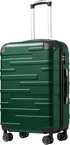Vista 20 de Coolife Maleta extensible (solo 28") con cerradura TSA Spinner 2-Gris