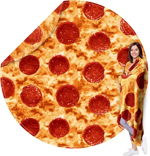 Vista 12 de HDFK Manta de Tortilla Tamaño Adulto Beige Amarillo de Doble Cara Throw Taco Mantas de Comida Realista Ligeras de Franela de Forro Polar Elefante