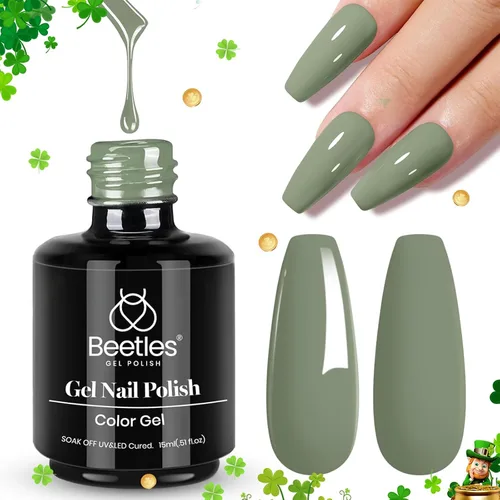 Vista 42 de Beetles - Esmalte de uñas de gel azul, 0.5 onzas líquidas, esmalte de gel azul profundo, efecto translúcido, esmalte de uñas neutro que se absorbe