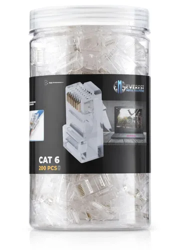 Vista 9 de RJ45/JAR - Conectores modulares, Cat6 50 unidades.