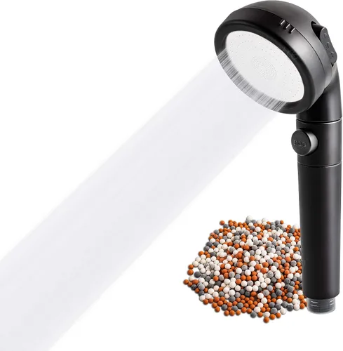 Vista 9 de Sistema de cabezal de ducha original StoneStream® EcoPower, filtro iónico similar al spa para suavizar el agua, aumentar la presión y ahorrar agua