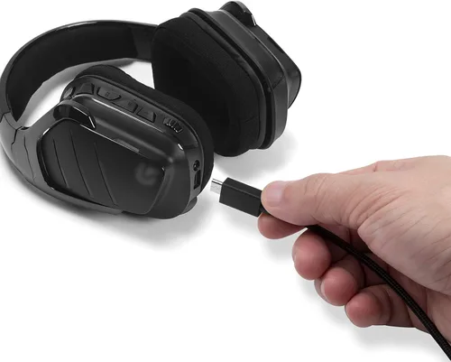 Vista 2 de weishan Cable de audio micro USB de repuesto para auriculares Logitech G633 G933 para carga o trenzado auxiliar de 6 pies
