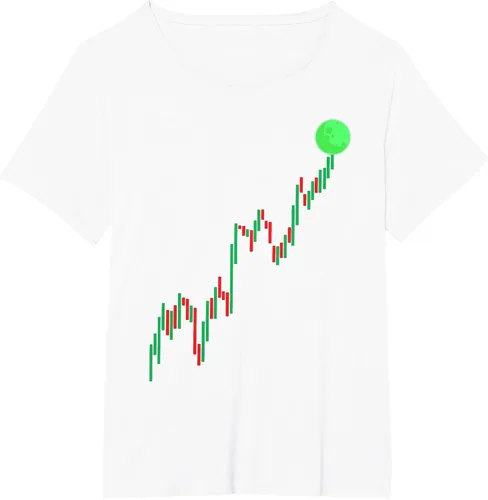 Vista 34 de Cute Stock Trading Design for Men Women Stock Market Trader T-Shirt Asphalt Grey