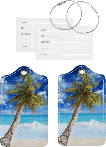 Vista 4 de Chelmon - Etiquetas para equipaje con etiqueta para bolsa de instrumentos de crucero (01 playa)