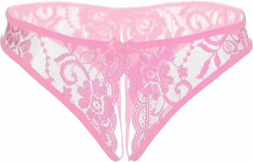 Vista 4 de Justgoo Womens Sexy G-String Lace Thongs Panties Underwear Low Rise T-Back Underpants