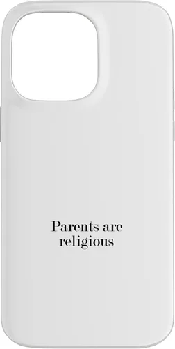 Vista 21 de iPhone 16 Parents are religious Case