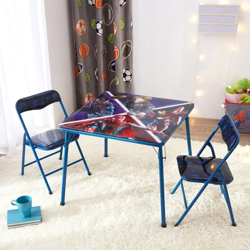 Vista 8 de [Usado] Marvel Avengers Infinity War - Juego de mesa cuadrada y silla de actividades para niños, 3 años en adelante