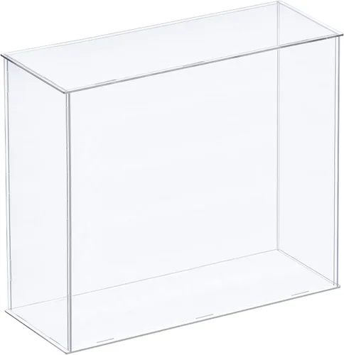 Vista 12 de MECCANIXITY Caja plástica de acrílico de la vitrina clara monta el escaparate a prueba de polvo 6.3x4.3x6.1 pulgadas para artículos coleccionables