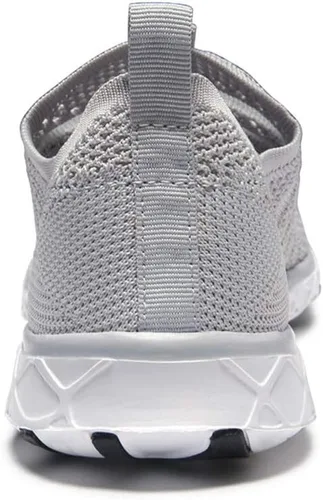Vista 6 de SUOKENI - zapatos de secado rápido para playa o deportes acuáticos, sin cordones, para mujer, gris, 6