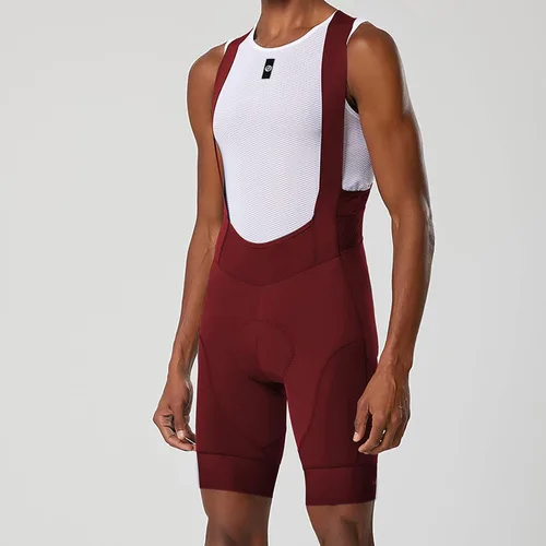 Vista 3 de Ciclismo baberos hombres Ciclismo Bib Shorts Hombres Road Bike Bicicletas Transpirable Acolchado Riding Tights Bib Shorts Ciclismo Hombres