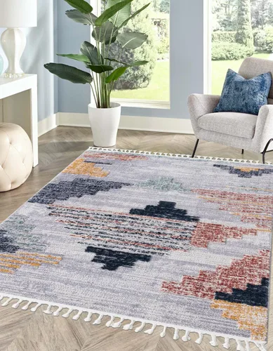 Vista 8 de Unique Loom Cherokee Collection - Alfombra de área - Henderson (2' x 3' 1" Rectángulo, Arena/Marfil)