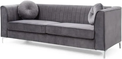 Vista 37 de Sillón Glory Furniture Delray, Gris