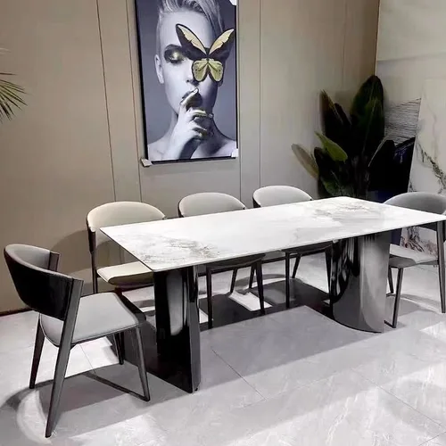 Vista 9 de Silla de escritorio cómoda Silla de comedor simple y moderna Silla de lujo ligera Silla de respaldo para el hogar Silla de comedor nórdica Silla