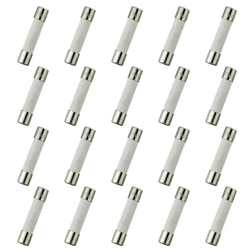 Vista 8 de T1AL250V 20 fusibles de tubo de cerámica de soplado lento de 0.236x1.181 in 0.24 x 1.18 pulgadas 1A 250V