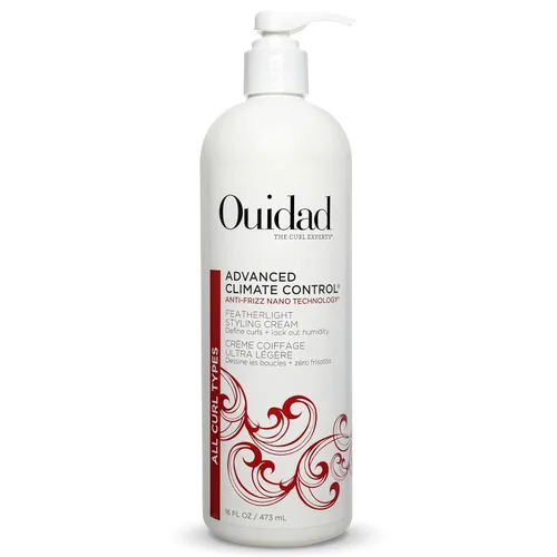 Vista 11 de Ouidad Advanced Climate Control - Crema para peinar, 2 onzas líquidas, Crema Ligera para Rizos para cabello rizado, rizos brillantes, hidratados