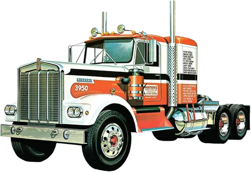 Vista 6 de Kit de modelo Kenworth 925 Tractor Coca-Cola AMT a escala 1:25