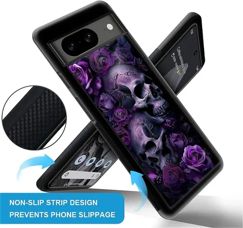Vista 520 de Compatible con Google Pixel 4A 5G Mobile Case Creative Acrylic Panel trasero Silicona Protección Grip especialmente diseñado para Google Pixel 4A 5G