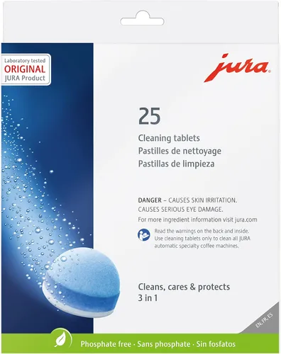 Vista 2 de Jura Tabletas de limpieza trifásicas (paquete de 25)