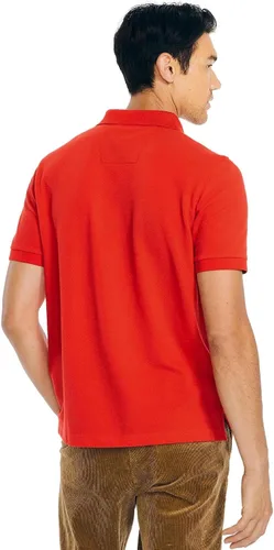 Vista 61 de Nautica playera polo clásica de mangas cortas, color sólido, para hombre
