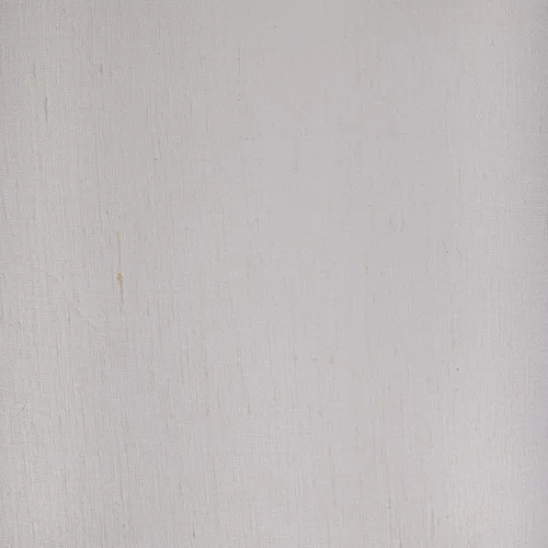 Vista 7 de Lámpara de mesa con base de vidrio texturizado con pantalla de tambor de algodón, color blanco